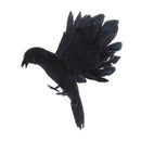 Plastic Feather Flying Crow Decoy Birds Scarer Scarecrow  Ornament