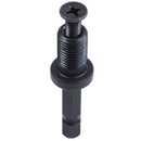 3/8-inch Hexagonal Shank Thread Drill Holder Keyless Adapter Black X7K2