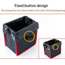 Portable Car Trash Can Hanging Wastebasket Back Seat Storage Bag Organizer
