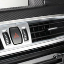 For BMW X1 F48 2016-2018 Accessories ABS Matte Chrome Console Air- U5A1