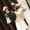 Women Handmade Round Beach Shoulder Bag Circle Straw Bags Summer Woven Ratt Q5V8