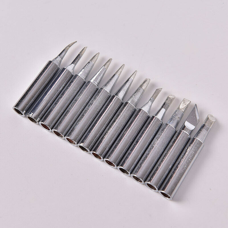 12pcs Soldering Iron Tips 900M-T For Hakko 936/937/928 Soldering Station T S Gw