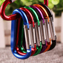 10x Type 8 Mountaineering Hook Carabiner D-Ring Key Chain Clip Outdoor Buc INW