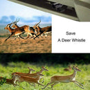 4Pcs Deer Alert For Vehicles Avoids Deer Collisions Car Deer Warning Black