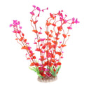 Underwater Aquarium Fish Tank Landscape Decorative Simulation Grass Red