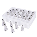24pcs Confectionery Packing DIY Stainless Steel Icing Piping Nozzles Pastry TiME