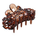2pcs Large Flowers Hair Clamp Claw Clip Comb Grip Women Hair Accessories