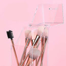 Makeup Brush Holder,Cosmetic Brush Organizer with Lid,Dustproof Makeup Brus E1O4