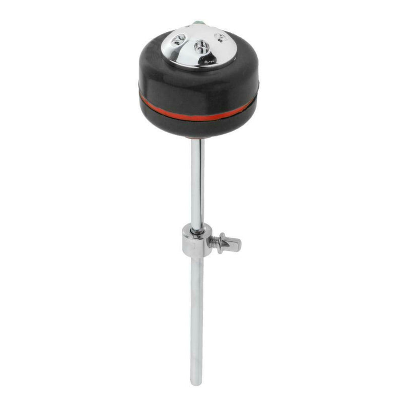 Round Shape Stainless Steel Shaft 15x5cm Silicone Bass Drum Beater Black