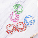 5Pcs Metal Claw Shaped Clips Bookmarks School Office Stationery Paper Clips 3C