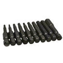 10 Pcs Hex Head Allen Wrench Drill Bit Set Magnetic Shank Quick Release Tip R3D4