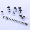 12 Pcs Automobile Motorcycle Car Repair Tool Case Ratchet Wrench K%!