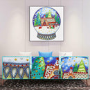 5D DIY Special Shaped Diamond Painting Christmas House Embroidery Craft Kit