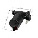 Twin Outlet Windshield Washer Pump for Peugeot 106 308 407 BERLINGO 93160293