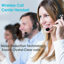 Wireless Headset Headphone Noise Cancelling w/ Mic for Driver Truckers bs