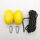 Kit Drift Anchor Tow Throw Leash Line with Buoy Float & Clip for Kayak Canoe
