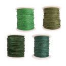 8 Rolls of 80 Meters Waxed Cotton Cord String for DIY Jewelry Making 1mm