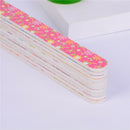10 x Colorful Nail Files Sanding for Nail Art Tips Manicure Art Sanding Buffer Z