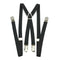 Men X Back Suspender Adjustable Strap Non-slip 4 Clips Trousers Pants Braces