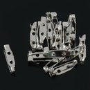 20 Brooch Bar Backs Safety Pins Catch Findings Small 20mm P4R4