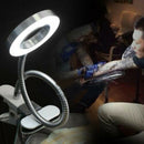 Portable Metal Tattoo Lamp LED USB Desk Clamp Beauty Eyelash Shadowless Light