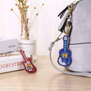 5pcs DIY Violin Full Drill Special Shaped Diamond Painting Keychains Gifts