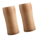 2 Pack Natural Solid Wooden Cup,Handmade Nordic Style Wood Cup,Outdoor Cup
