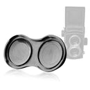Black TLR bay 1 lens cap for Rollei Rolleiflex T 124 Minolta autocaord Supp J1I7
