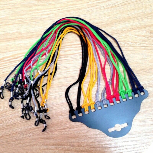Best 12 x Colorful Eyewear Nylon Cord Reading Glass Neck Strap Eyeglass Holder f