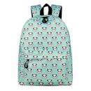 Fashion Water Resistant Nylon Women Backpack Panda Printing Female School B