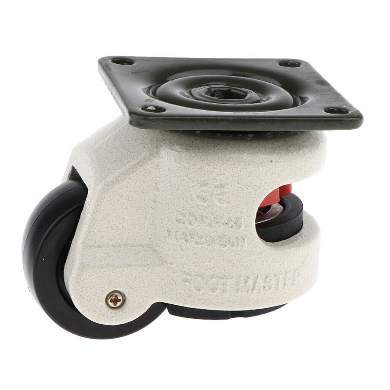 Foot Master Nylon Alloy Wheel Low Profile Leveling Caster Low Noise