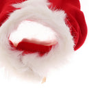 2 Pcs Dog Cat Winter Warm Outfit Red Cloak for Christmas Holiday Dress L/S