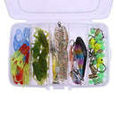 84pcs Hooks Set Box Flexible Swimbaits Artificial Bait Lure Fishing Tackle