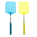 2x Plastic Swatter Telescopic Extendable Flapper Fly Mosquito Trap Bug killer,
