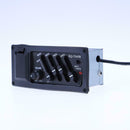 New 4 Band Acoustic Guitar Preamp Amplifier EQ 7545R Pickup 6.5MM Output