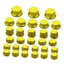 30Pc Motorcycle Nut Screw