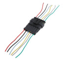 Car 6pin HID Wire Plug Waterproof w/ 14AWG Cable Wire Harness Clips Cord