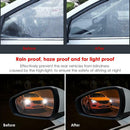 2x Car Side Window Anti Fog Waterproof Rainproof Protective Film Cover 175x200mm