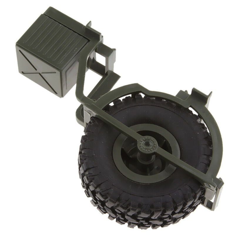 DIY Accessories Kits Spare Tyre with Oil Reservoir for WPL B36 B-36 B36K B36KIT