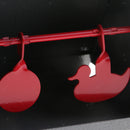 Integrated Shooting Target with Pellet Catcher for Training Black And Red
