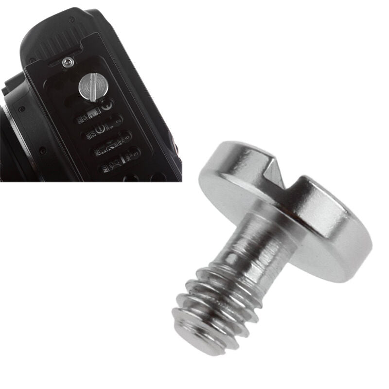 1/ 4"  Metal Screw Camera Tripod Monopod Quick Release (QR) Plate for Manfrotto