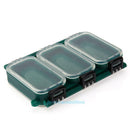Double Sided 6 Compartments Waterproof Fishing Lure Tackle Box Case Storage