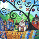 5D DIY Special-shaped Diamond Painting Cross Stitch Craft Kit (R8040 Tree)