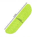 4pcs Open Car Door Stickers Warning Mark Reflective Strips Tapes (Green) A