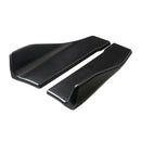 2pcs Universal Rear Bumper Lip Diffuser Splitter Canard Protectors for Cars,