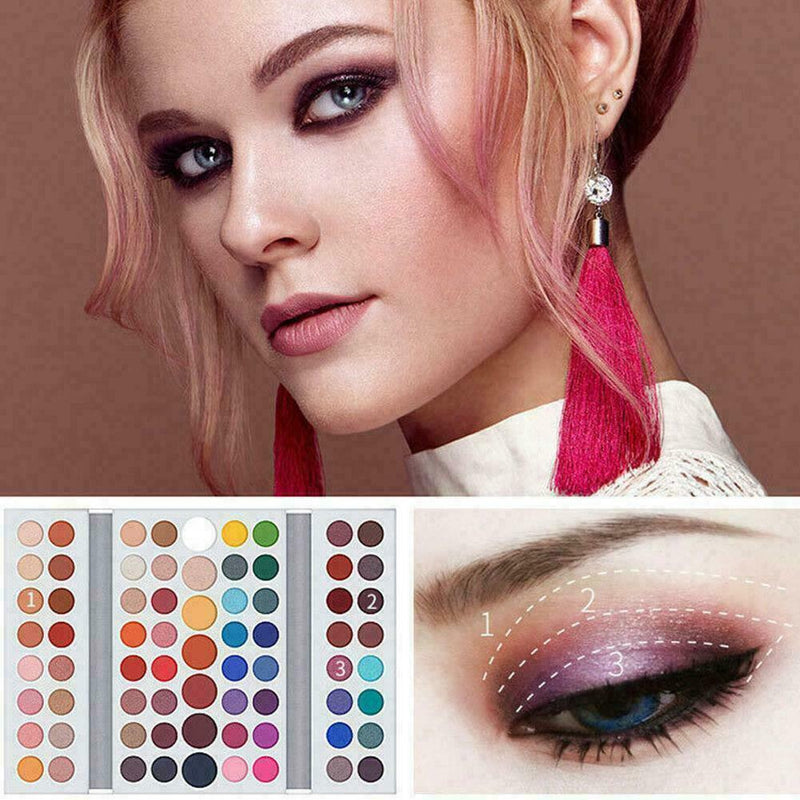71 Colors Matte Eyeshadow Palette Makeup Powder Eye Lasti New Long Shadow T J9I1