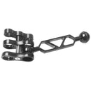 Durable Aluminum Alloy Scuba Diving Light Torch 6inch Dual Ball Joint Arm Clamp