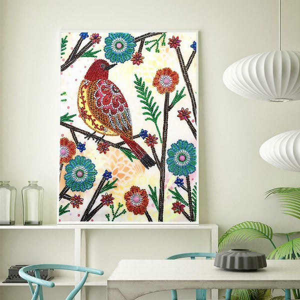 5D DIY Special Shaped Diamond Painting Bird Cross Stitch Mosaic Craft Kits