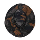 Outdoor Fishing Camping Hiking Sun Cap Round Rim Brim Men Women Hat Black M
