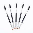 Eyebrow Brush Dualended Duo Brow Eyeliner Angled Cut Brush Makeu Spoolie N8M1